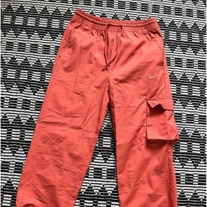 Orange Nike Cargo Pants Size Small